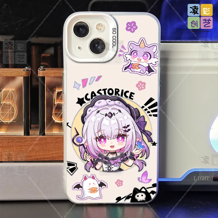 凌彩创艺适用于苹果华为小米万圣节崩铁合集周边大孔IMD彩银壳