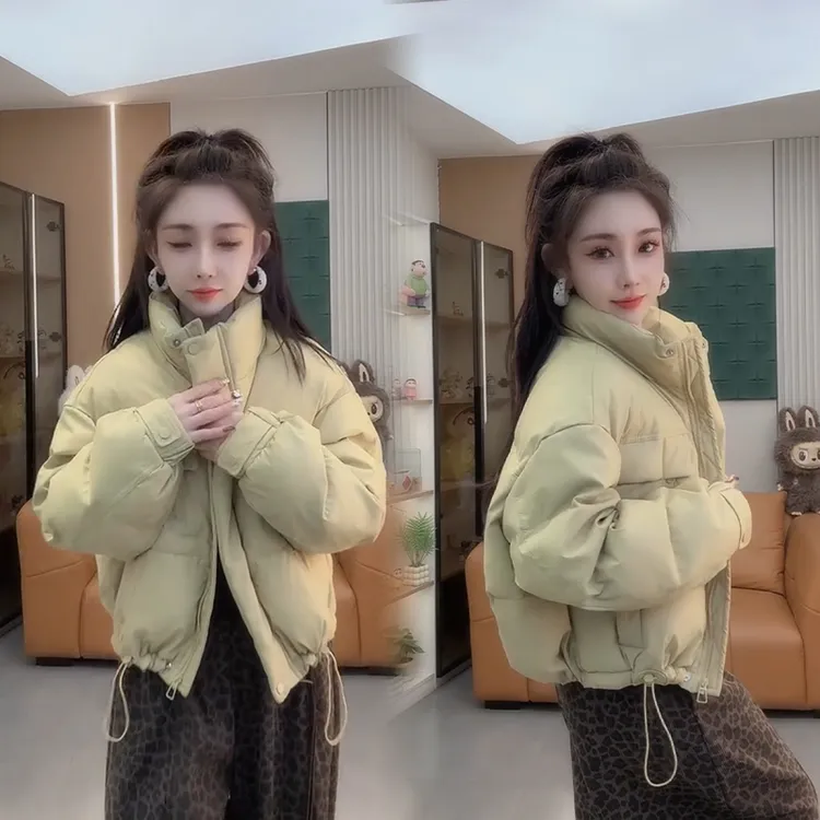 2025秋冬新款时尚显瘦气质网红高档洋气女高级百搭宽松大码棉服潮