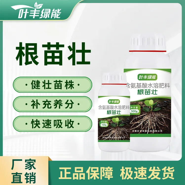 叶丰绿能根苗壮韭菜大葱大姜大蒜干尖黄叶喷剂生根壮苗增加叶绿素