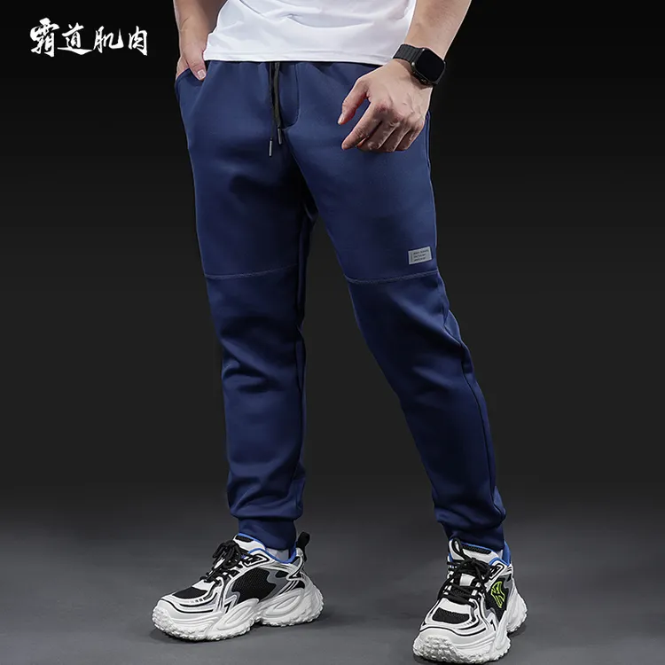 霸道肌肉 男士运动裤休闲宽松卫裤裤长裤男春秋潮牌2025新款束脚
