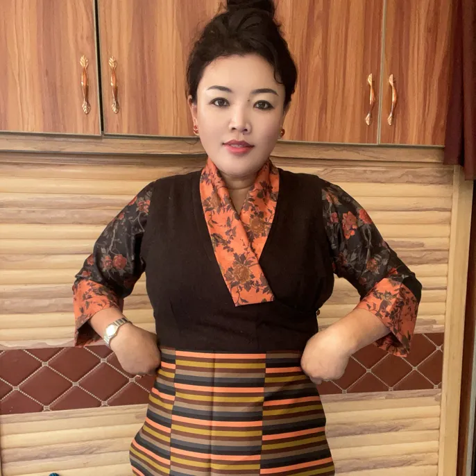 新款藏式夏款衬衣邦典两件套