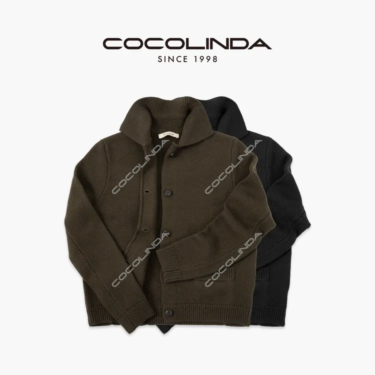 COCOLINDA | miu风绵羊毛赫本风5针单面平纹复古开衫S5432