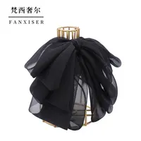 【秋枫】轻纱优雅显发量马尾夹YM8582