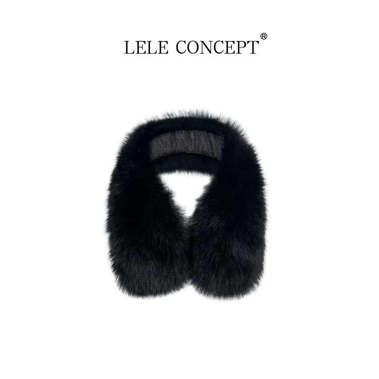LELE CONCEPT丨「丽『都市轻奢气质款皮毛围领围巾UE25D0081W
