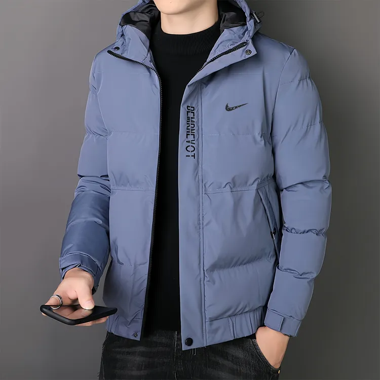 现货速发保暖冬季加厚棉衣男士运动连帽棉服休闲青年防风大码棉袄