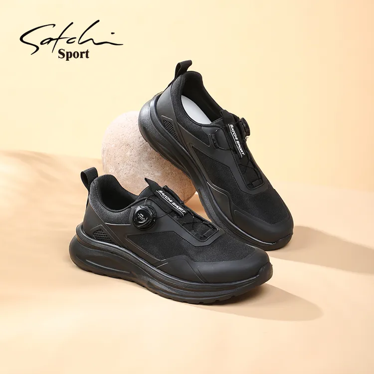 沙驰运动男鞋户外休闲鞋轻便徒步一脚蹬透气男士运动鞋