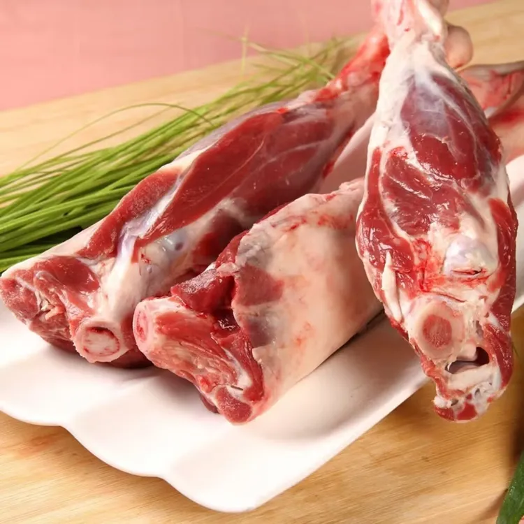 新鲜原切羊肉羊小腿羔羊羊腿烧烤生鲜食材四斤装可红烧清炖火锅