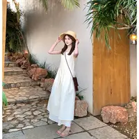 FUGUI RICH小个子无袖连衣裙女2025年早春法式背心裙 26241L7947