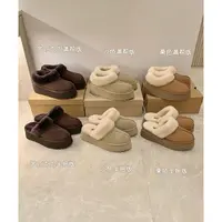 【sheii苏茵茵】5cm暖暖鞋~羊皮毛一体加绒保暖雪地靴半拖E5421039