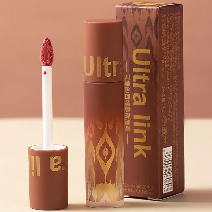 可爱西域风格柔雾丝绒哑光唇霜易推开持久上色