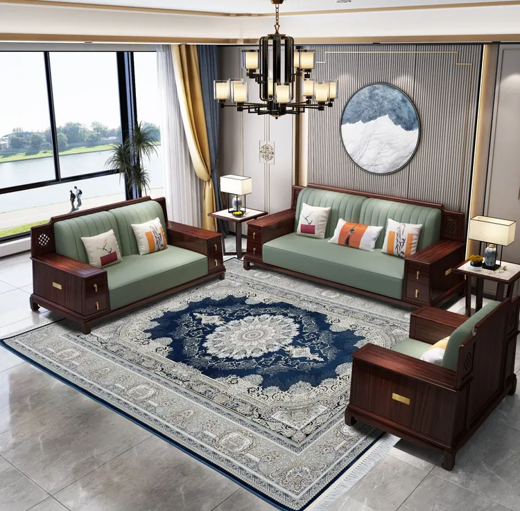 【卢浮宫】伊朗原装进口高端法式客厅地毯卧室美式中式法式复古轻奢
