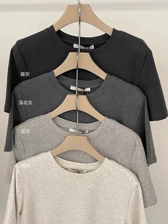 【花里】简约纯色短袖