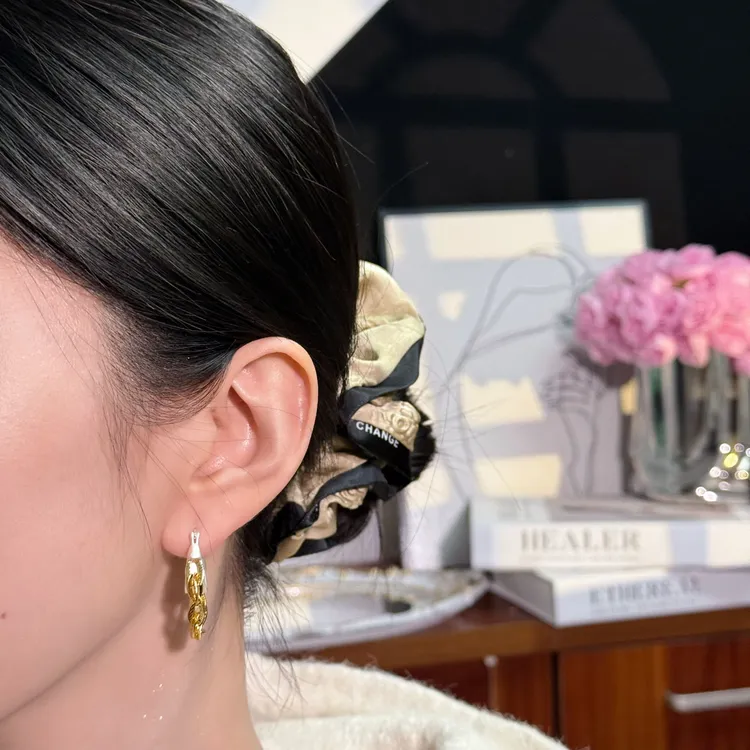 铜合金耳饰 【082】几何图案耳饰复古宫廷日韩耳环小众饰品气质