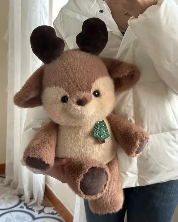 幼崽高品质超萌跑跑系列小鹿尤尼毛绒玩具玩偶公仔娃娃女生日礼物