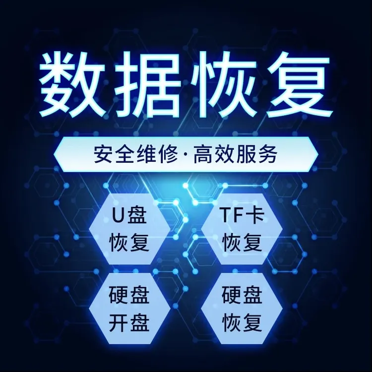 移动硬盘电脑U盘照片数据恢复SD卡阵列服务器修复开盘系统重装u盘