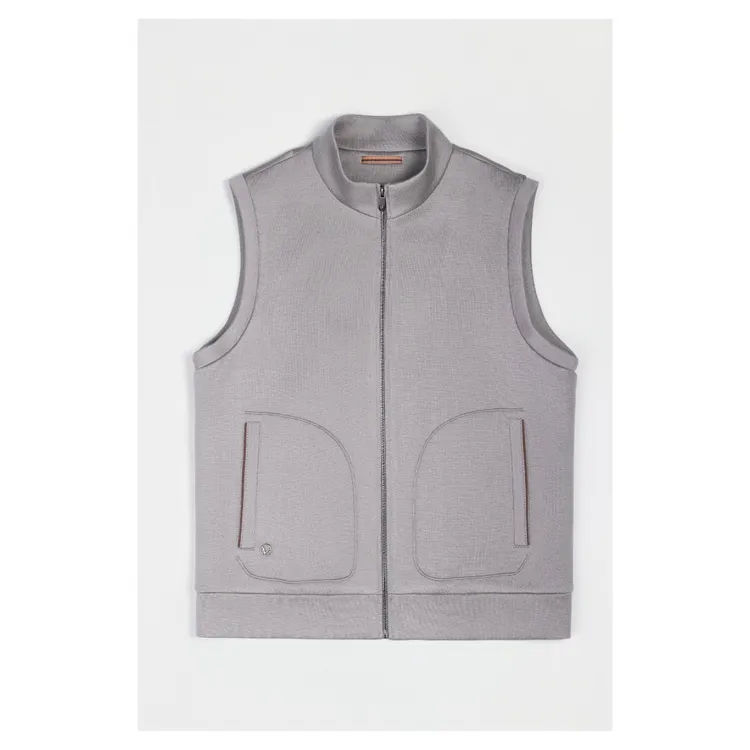 秋冬新品薄棉男士无袖立领拉链马甲休闲舒适百搭 HW28