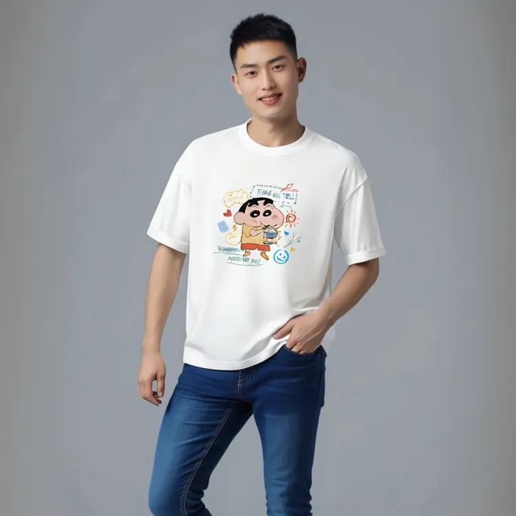 夏季港风短袖t恤女日系2025短袖T恤男女上衣服潮流百搭白色T恤潮t