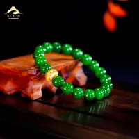 宝梵陀18金和田玉手串5351