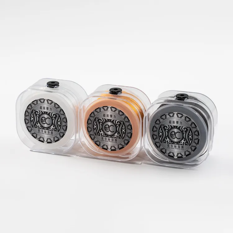 进口莱卡扁丝弹力线手串弹力绳多股归圆弹性大不易起丝扁形皮筋线