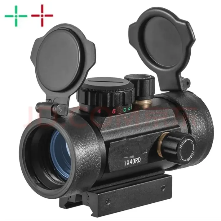 新款高清抗震1X40红绿点全息光学寻物镜瞄准器