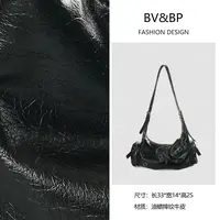 BV&BP· 原创设计 真皮高定手提单肩包 BV250703-黑色