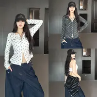 CBXLAB街舞潮牌基础星星辣妹上衣显瘦长袖印花百搭复古秋季爵士