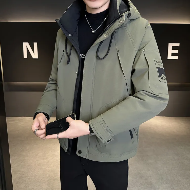 TUCANO/啄木鳥男士冬装新款连帽工装机能保暖外套潮流棉衣棉服男