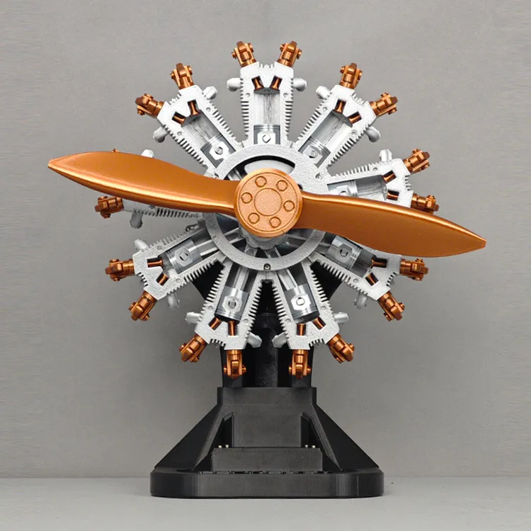 penkejoy朋克玩飞机星型发动机模型radial engine活塞航空引擎