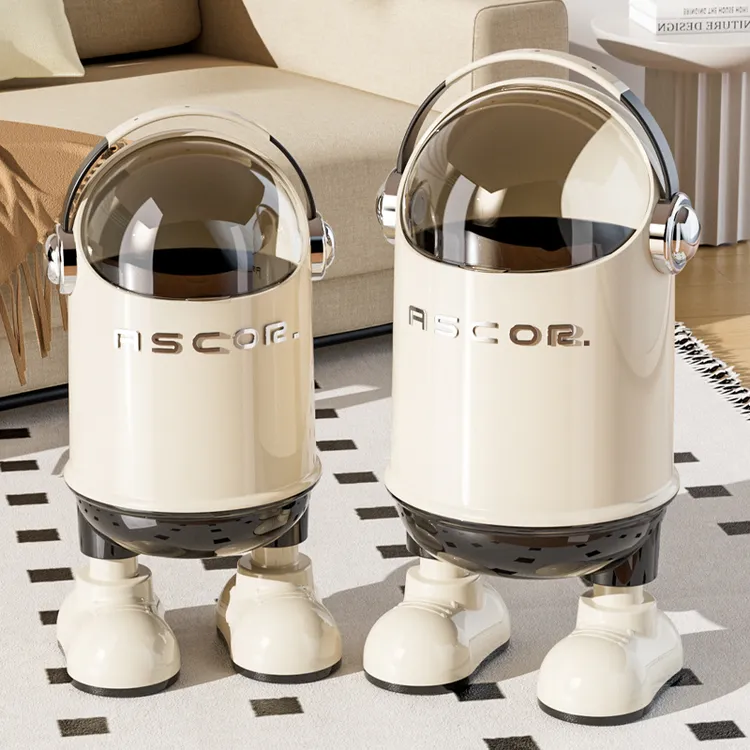 音乐垃圾桶家用2025新款客厅轻奢高档卧室大号带盖高颜值纸篓翻盖