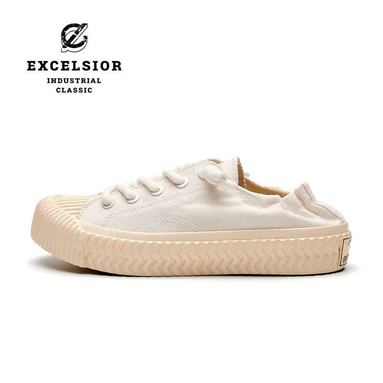 【双马尾系列】excelsior饼干鞋 女鞋一脚蹬帆布鞋男板鞋休闲鞋