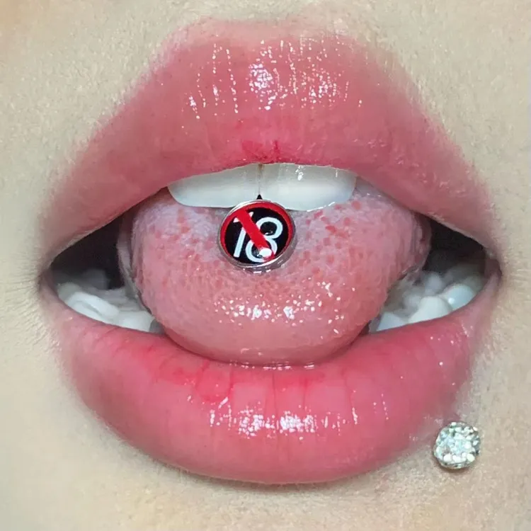 钛钢耳饰 18禁数字钛钢舌钉饰品穿刺用品好看