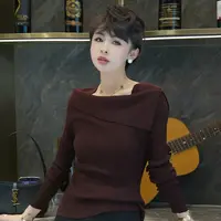 名港-【廓形针织】气质设计感百搭针织衫 S-2522