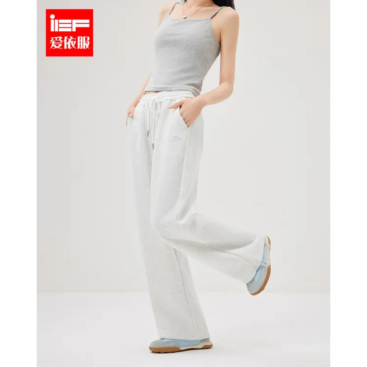 商场同款新品IEF/爱依服2025春夏新款休闲显瘦长裤哈伦裤欧若风