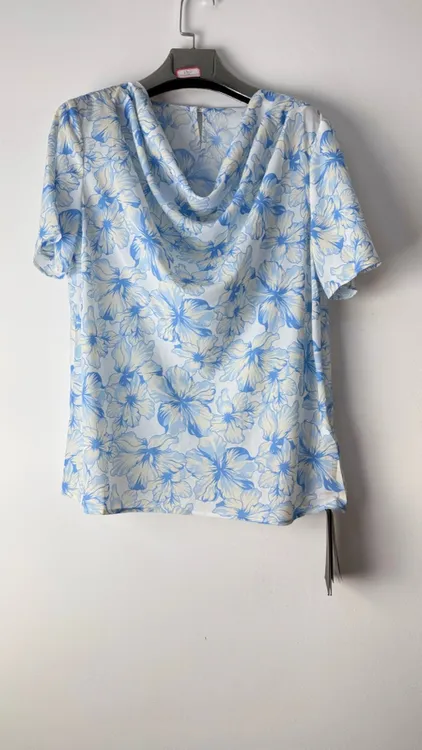 夏季新款雪纺短袖时尚T恤修身显瘦上衣温婉大方知性衣服洋气T恤女