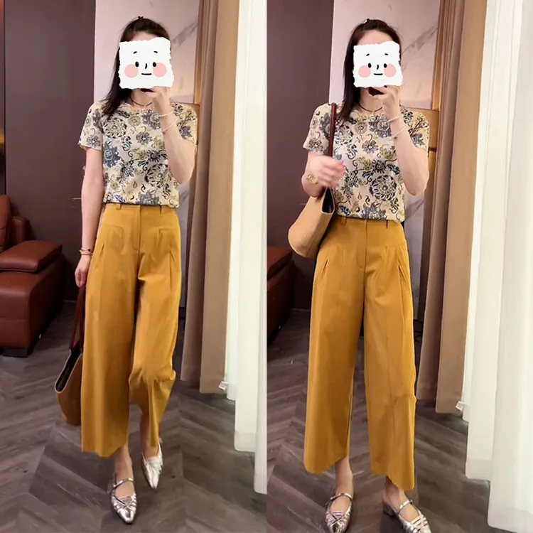 2025超火两件套夏装女装轻熟小众不撞款老钱风气质一整套显瘦穿搭