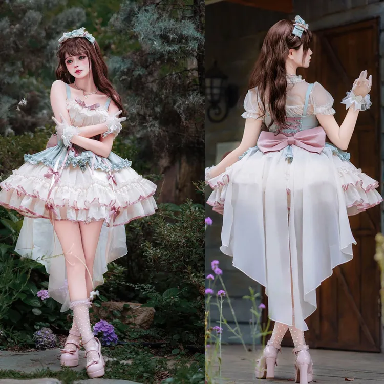 Lolitimes织锦园 原创正版洛丽塔蓬蓬公主裙生日礼服日常轻lo裙子