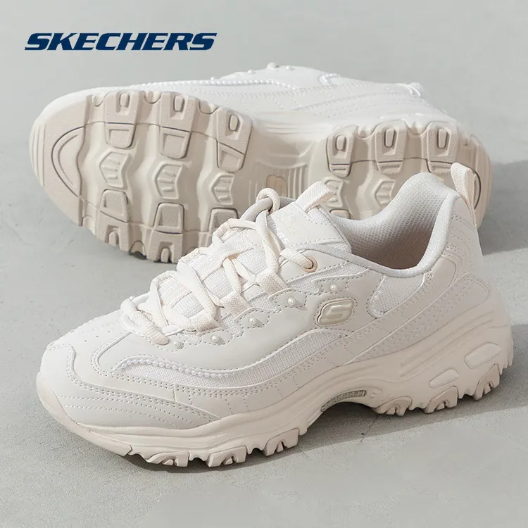 【珠珠熊】斯凯奇缓震熊猫鞋女鞋秋冬款厚底增高老爹鞋运动鞋896189