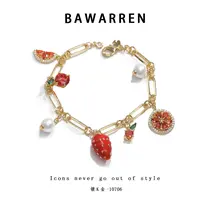 Bawarren 10706-【草莓橘子】气质轻奢手链