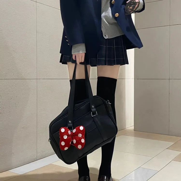 日系jk制服包女2025新款大容量二次元手提包学院简约通勤jk包G