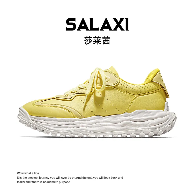 SALAXI/莎莱茜 2025冬季新款潮流时尚百搭溶解鞋厚底男女款运动鞋