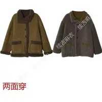 冬-续吉麻衣25-2231正反两面穿百搭复古宽松休闲棉衣