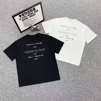 美式休闲重磅短袖T恤男士秋季纯棉时尚韩版潮流印花百搭圆领半袖