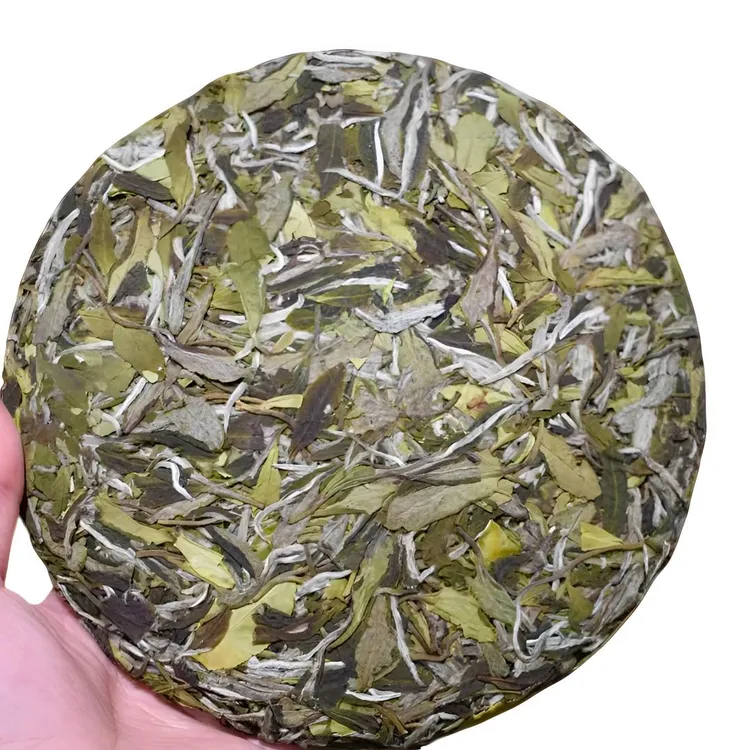 【中秋特惠送简装】2025白牡丹新茶300克饼茶青草香口感甜柔袋装