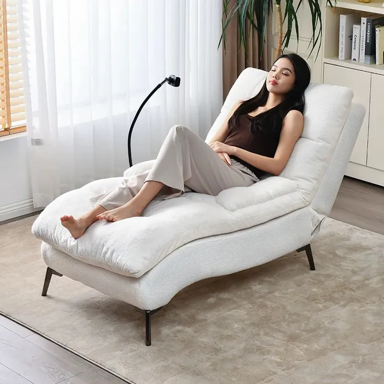 躺椅阳台家用休闲懒人沙发可躺可睡单人椅可调节酒店贵妃椅午休椅