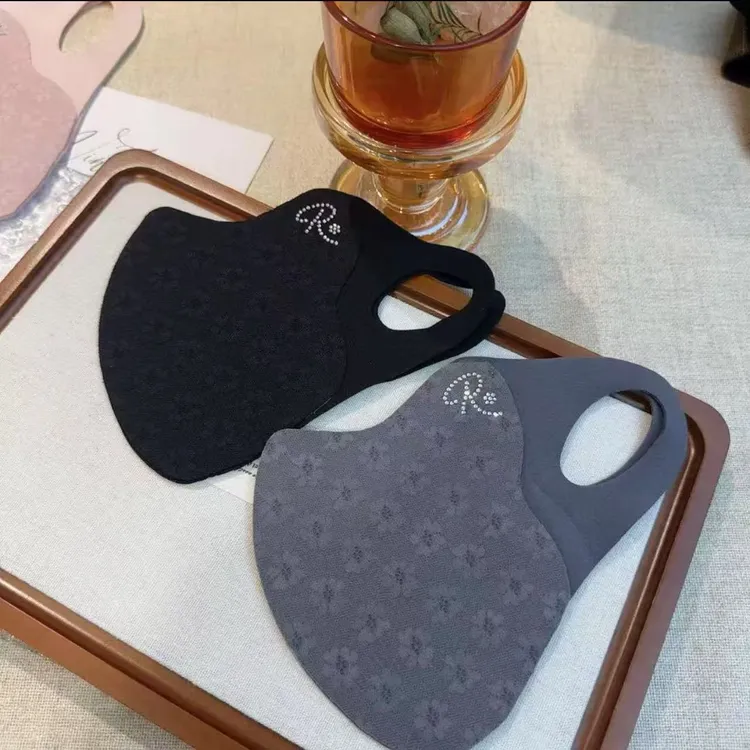 美红家   秋冬蕾丝加厚立体保暖防风防寒护眼角口罩