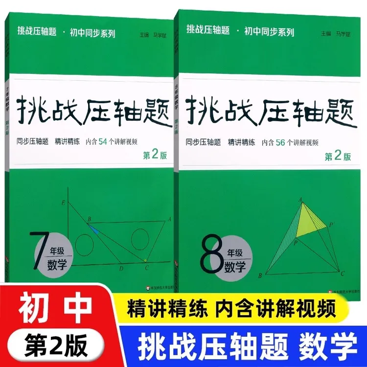 2026新版挑战压轴题七年级八年级数学 初中同步系列同步压轴题
