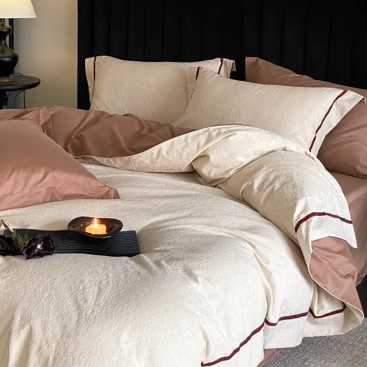高端长绒棉磨毛丨四件套纯棉100全棉床单被套轻奢高级感秋冬床品