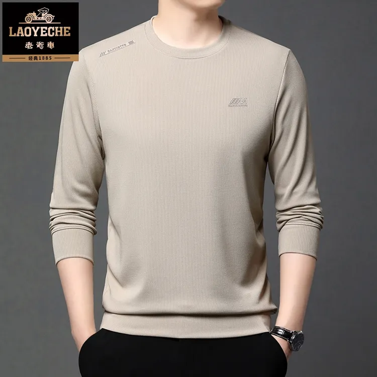 老爷车圆领经典春秋季宽松男士套头卫衣休闲长袖T恤潮流百搭上衣