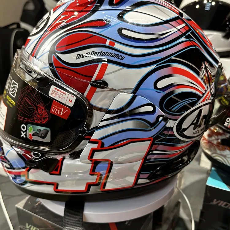 Arai rx7x芳贺纪行蓝火摩托车头盔m码日本进口正品