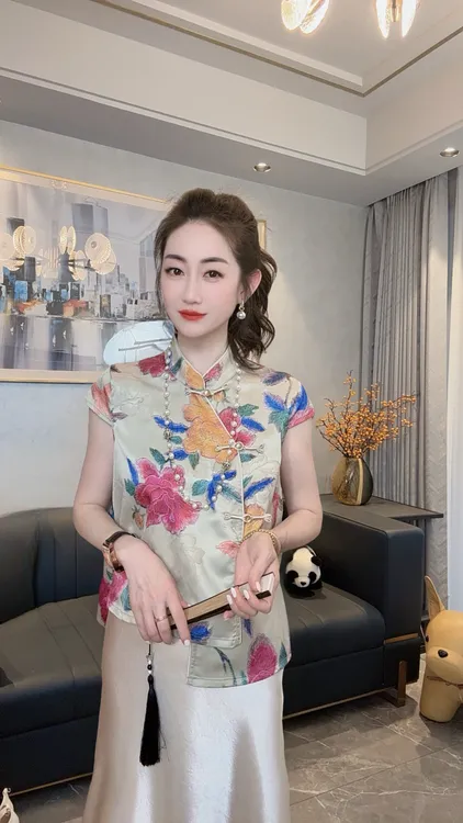 【福禄绘锦】传统中国风提花马甲四季通用马夹宽松气质中国风印花